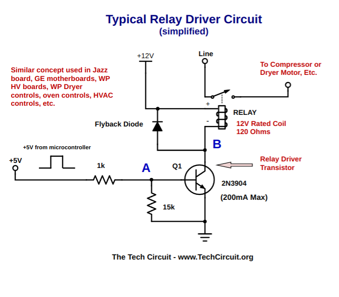Relay Driver Circuit - Part 1 - The Tech Circuit