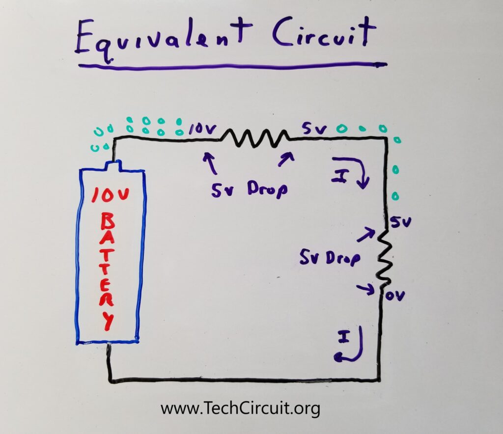 Equivalent Electric Circuit with Added Resistor