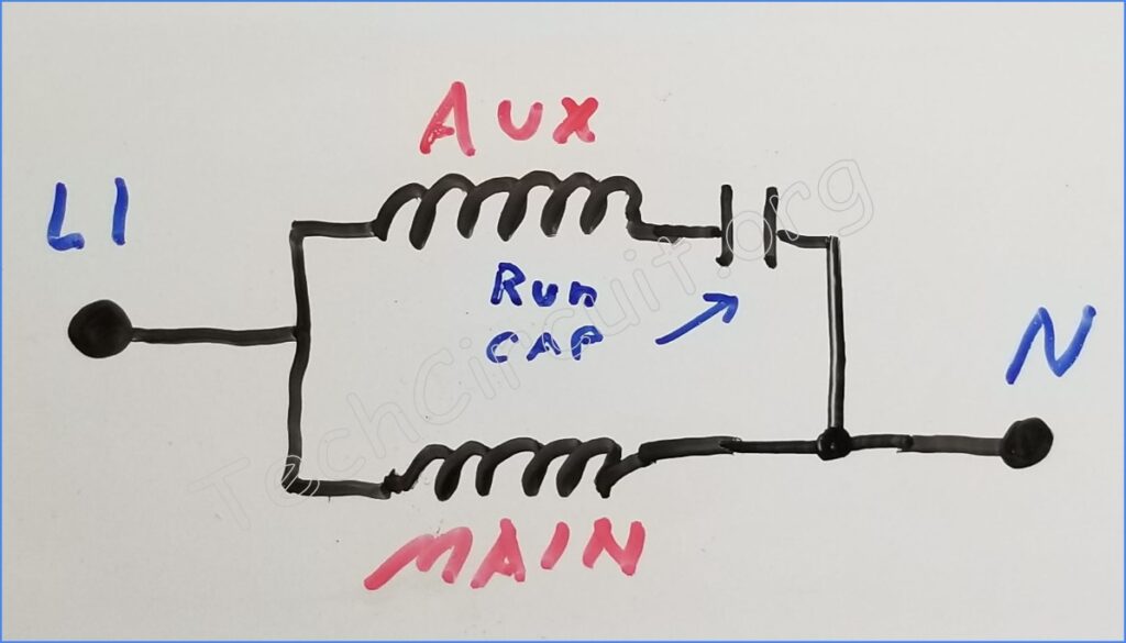 Permanent Split Capacitor Motor Schematic