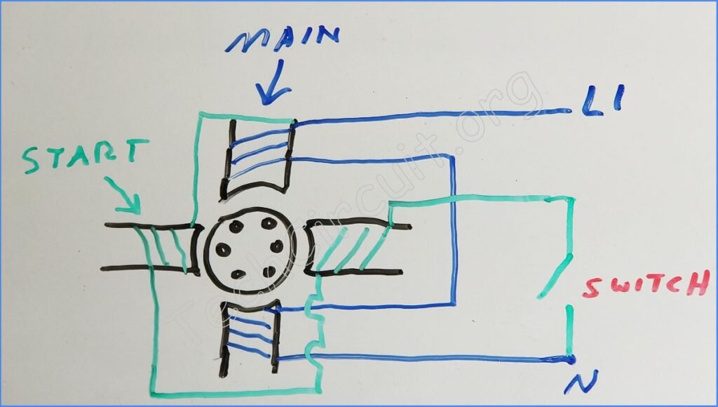 Induction Motor Start Winding
