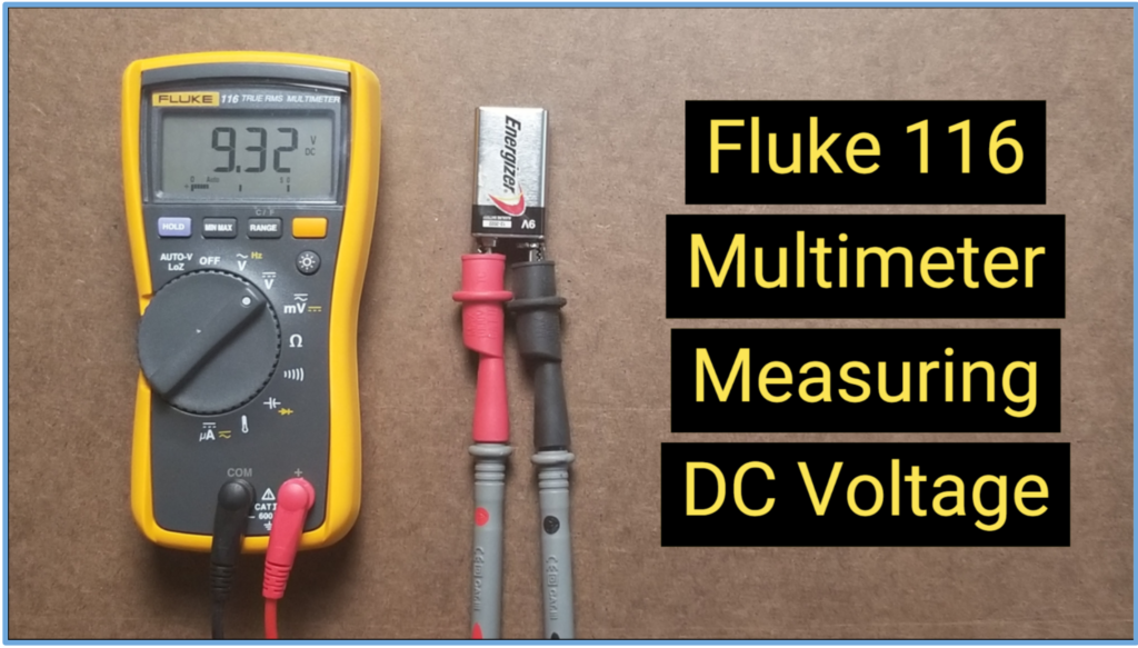 Fluke 116 Multimeter Measuring DC Voltage