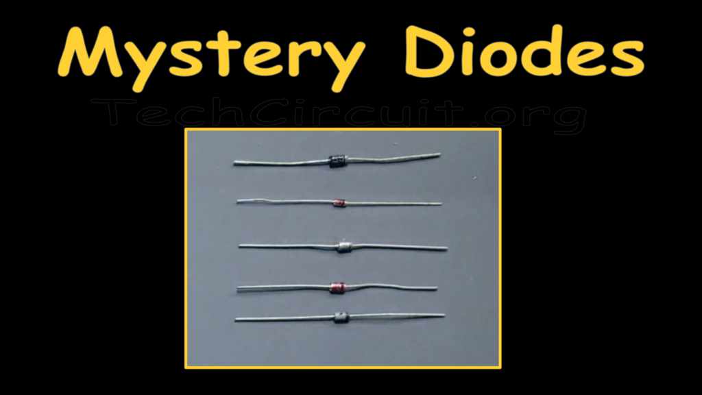 Mystery Test Diodes for Zener Tester