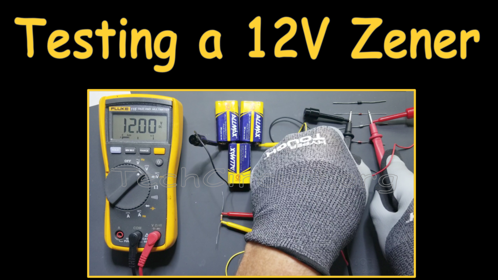 Testing a 12V Zener Diode with a Multimeter