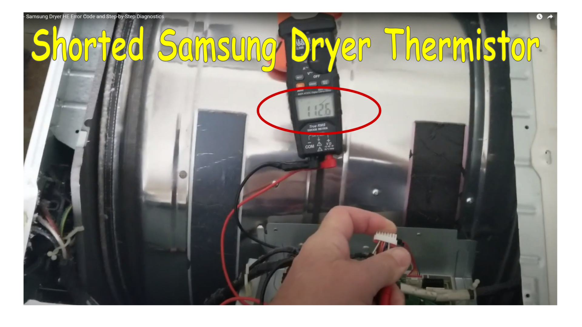 Samsung Dryer HE Error - Solved - The Tech Circuit™