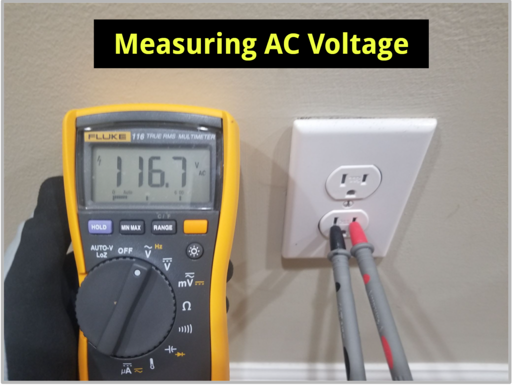 Measuring AC Voltage with the Fluke 116 Multimeter