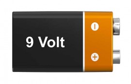 Weak Voltage Source - the 9V battery. High Internal Resistance.