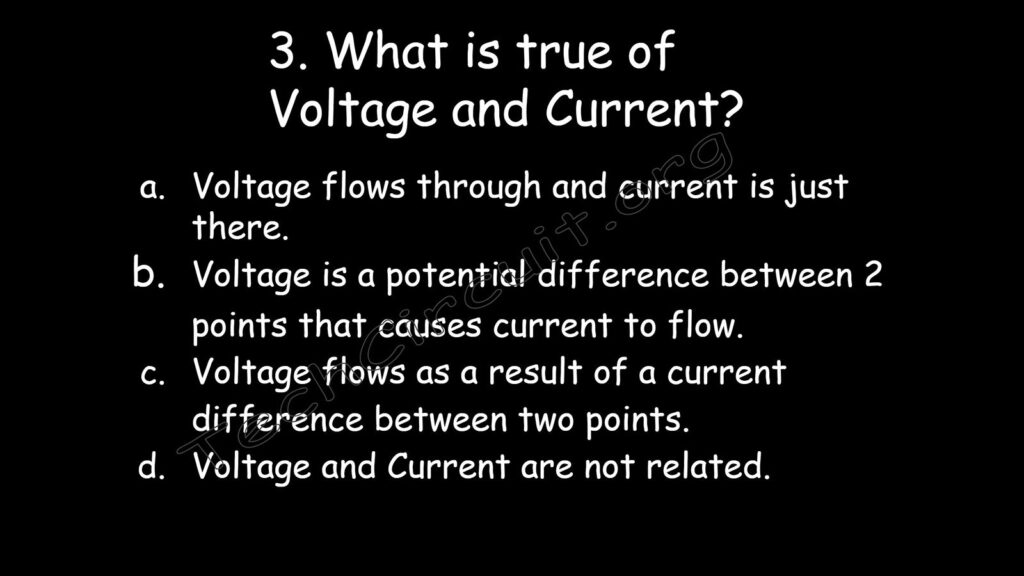 What is true of voltage and current?