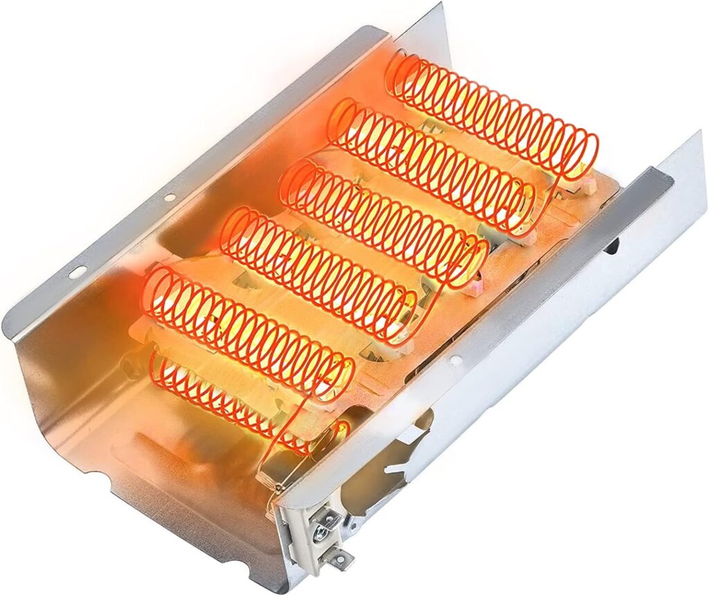 How the temperature coefficient of resistance affects heating elements. 